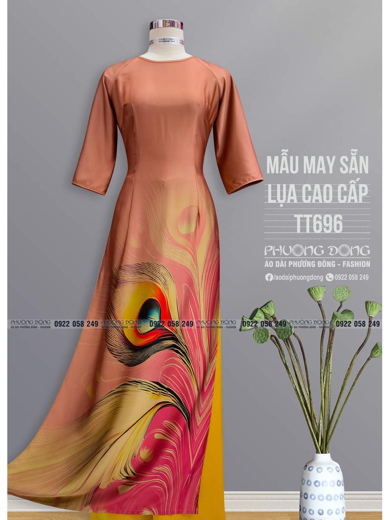 Áo Dài Truyền Thống Lụa Cao Cấp TT696